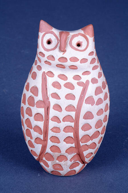 Jemez  Pueblo Owl Figure