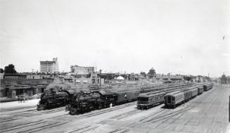 Trains at the Albuquerque Depot