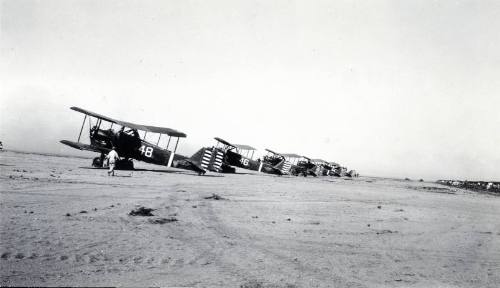 A Row of Martin Keystone LB-7 Bombers