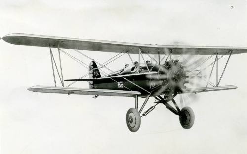 Radial Engine Bi-plane