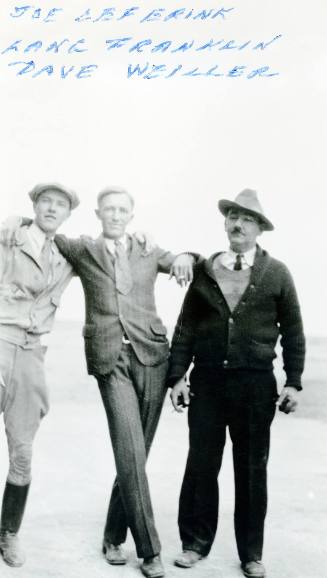 Joe Leferink, Lang Franklin & Dave Weiller at the Airport
