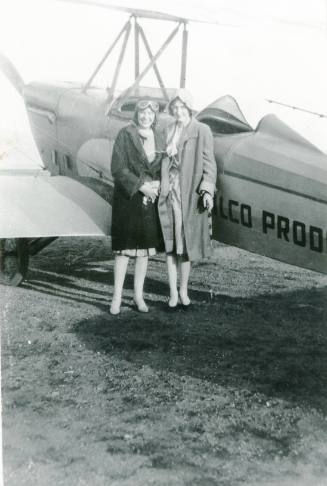 Two Women and a Bi-plane