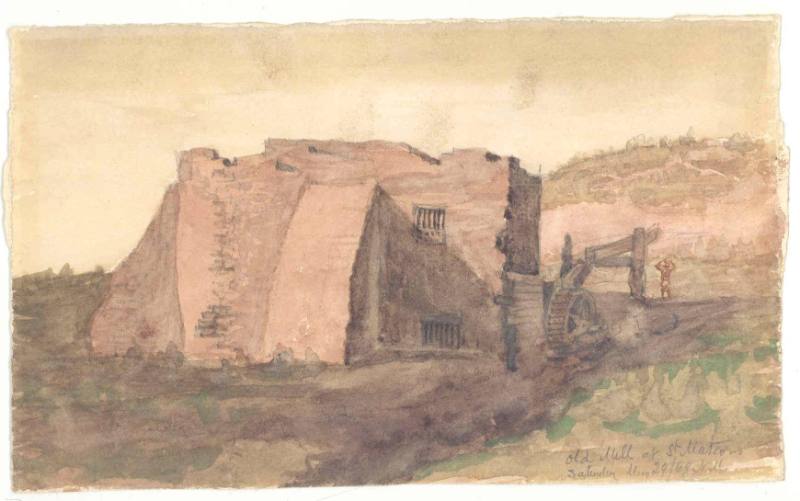 Old Mill at St. Mateo, New Mexico, May 29, 1869
