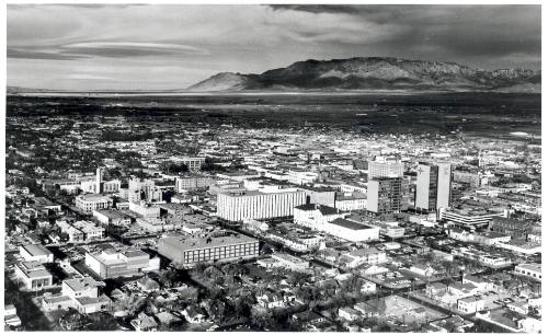 Aerial view of Albuquerque
