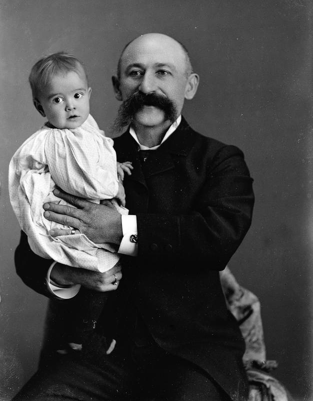 Portrait of a Man with an Infant