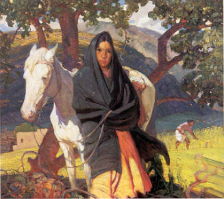 Pueblo Indian Woman Of Taos