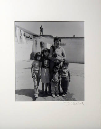 Woman And Her Children In Jail, Pedras Negras, Coahuila, Mex