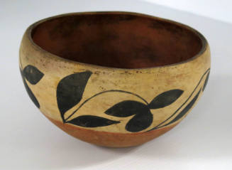 Polychrome Bowl with Floral Design