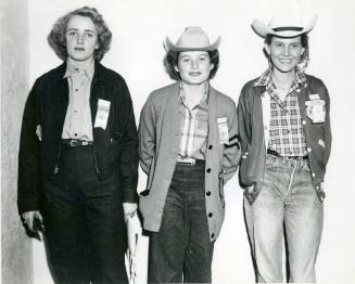 State Fair Queens Court: Patsy Morrow, Barbara Jean Mullins, Iris Gaskill