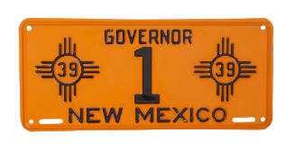 Governor Tingley's Commemorative License Plate