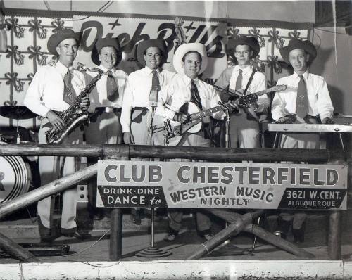 Dick Bills' Sandia Mountain Boys band at Club Chesterfield