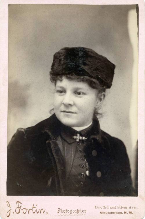 Portrait of a Woman in a Fur Hat