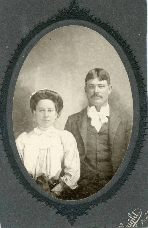 Portrait of an unidentified couple