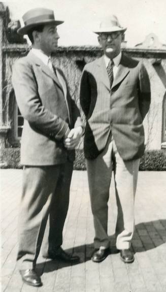 Milton Cohen and Gouverneur Morris at the Alvarado