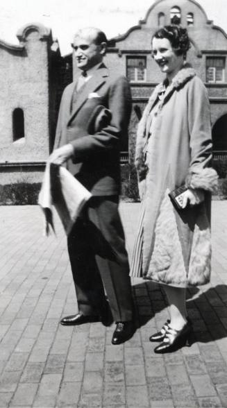Samuel Goldwyn and Frances Howard at the Alvarado Hotel