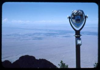 A view of Albuquerque from the top of the Sandia Mountains