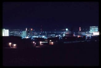 Downtown Albuquerque skyline at night