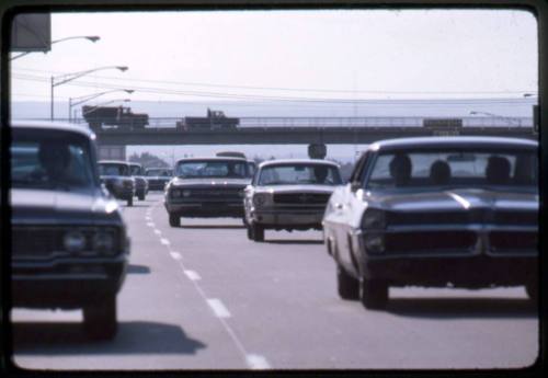 Traffic on Interstate 40