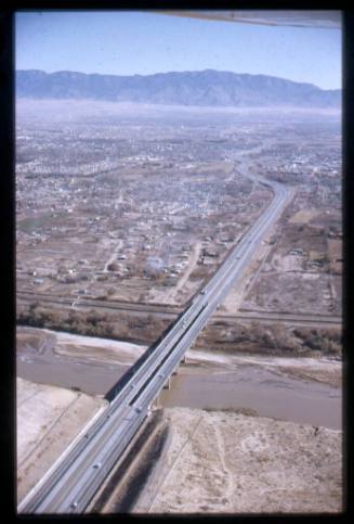 Aerial view of Interstate 40