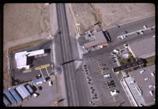 Aerial view of East Central Avenue in Albuquerque
