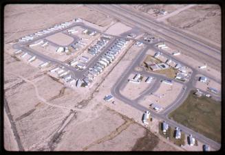 Aerial view of San Mateo Trailer Court