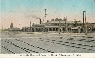 Alvarado Hotel and the Santa Fe Depot