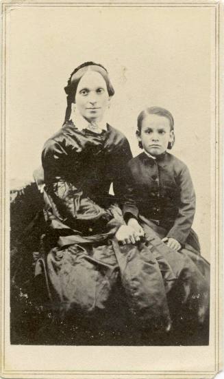 Manuelita Armijo Yrisarri and her son, Perfecto