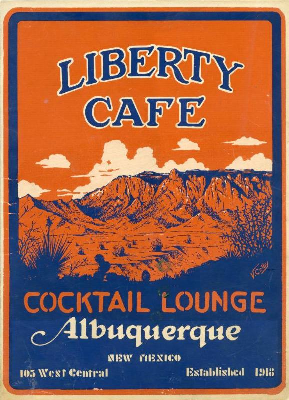 Liberty Cafe and Cocktail Lounge Menu