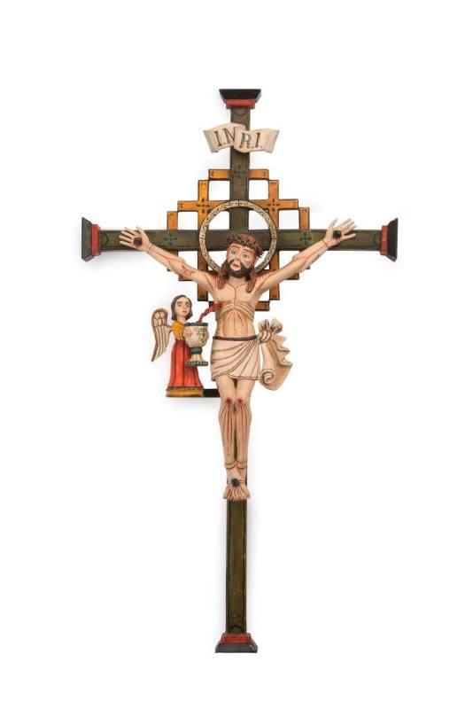 Cristo Crucificado (Lattice Cross style)
