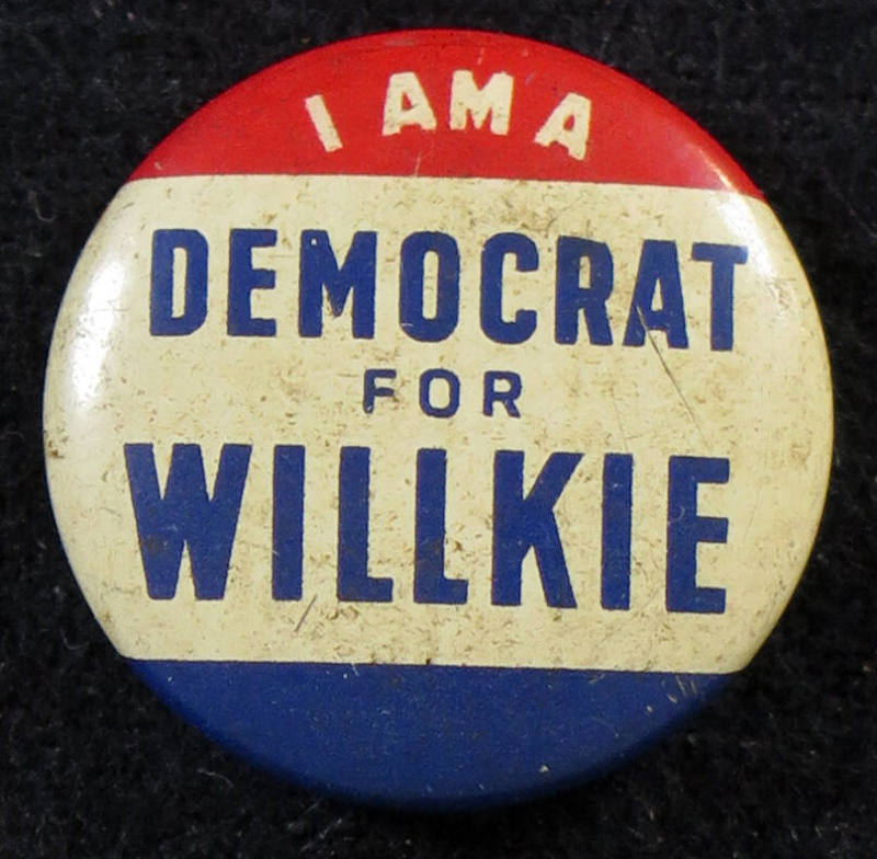 I am a Democrat for Wilkie