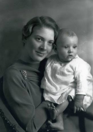 Mrs. R.E. Anderson and baby