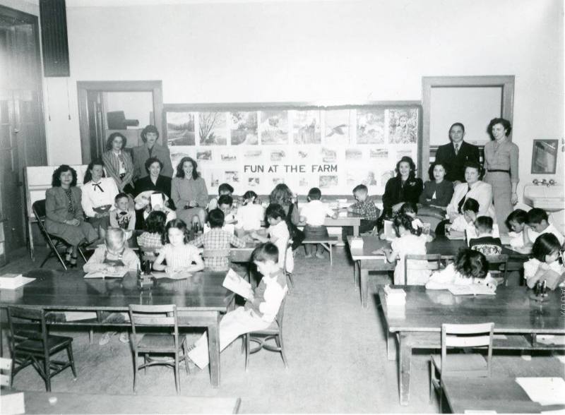 Coronado Elementary School first grade classroom