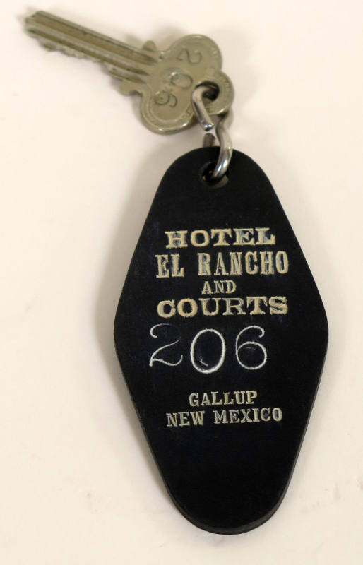 Hotel El Rancho and Courts Room Key, Room 206