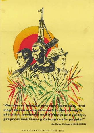 Revolutionary Poster with Quote from Amilcar Cabral