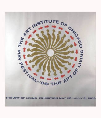 The Art of Living, Exhibition Poster, Art Institute of Chicago