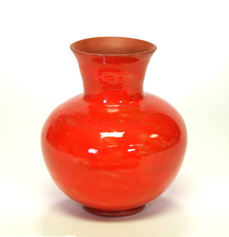 Untitled (Red Vase)