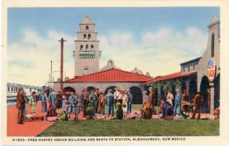 "Fred Harvey Indian Building and Santa Fe Station"