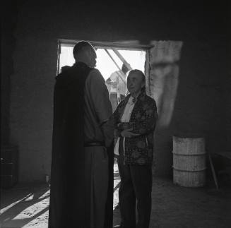 Georgia O'Keeffe with Friar Aelred