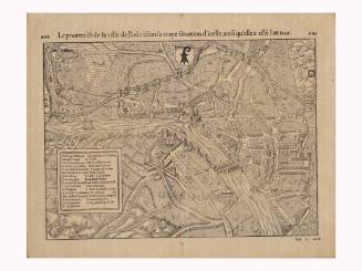 Le pourtraict de la ville de Basle selon la vraye situation d'icelle, ainsi qu'elle en a esté l'an 1549