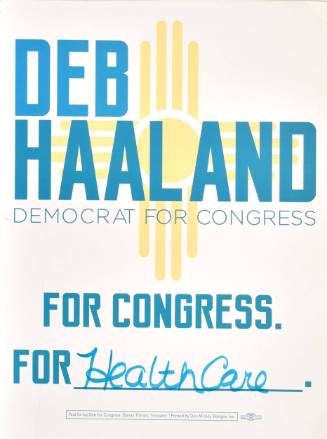 Deb Haaland Fill-in-the-blank Poster