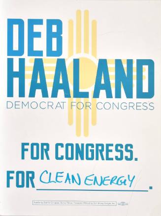 Deb Haaland Fill-in-the-blank Poster