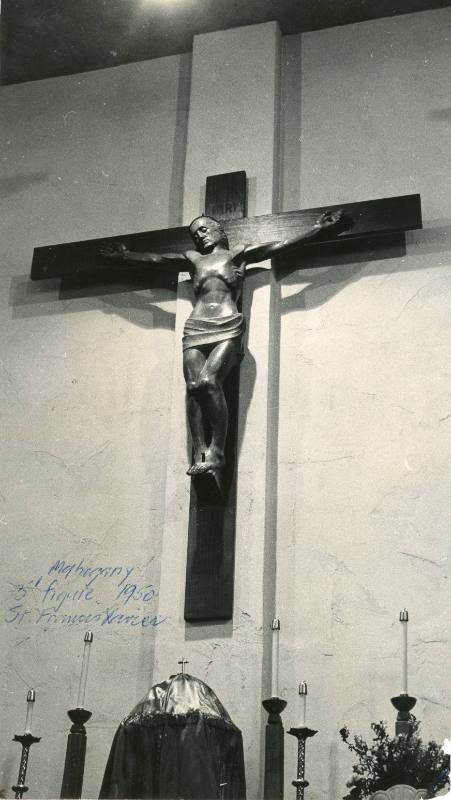 Crucifix in St. Francis Xavier Church