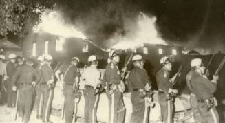 Burning of the Albuquerque Public Schools Administrative Building