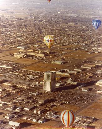 Hot Air Balloons Over Albuquerque