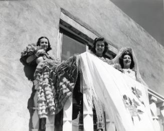Three Women on a Balcony