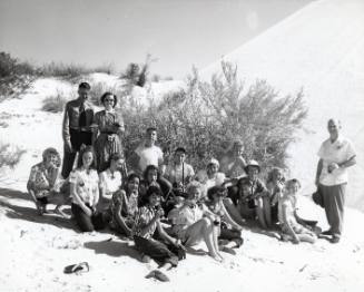 People at White Sands National Monument