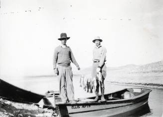 Fishermen at Elephant Butte Lake