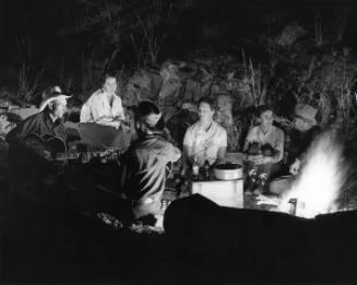 Campfire in Gila National Forest