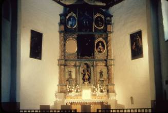 Altar at San Miguel Mission, Santa Fe, New Mexico