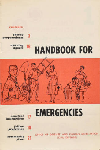 Evacuation Map of Albuquerque - Handbook for Emergencies